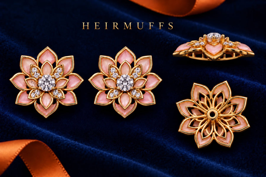 HEIRMUFFS Cultural Collection featuring the Open Lotus Front Set
