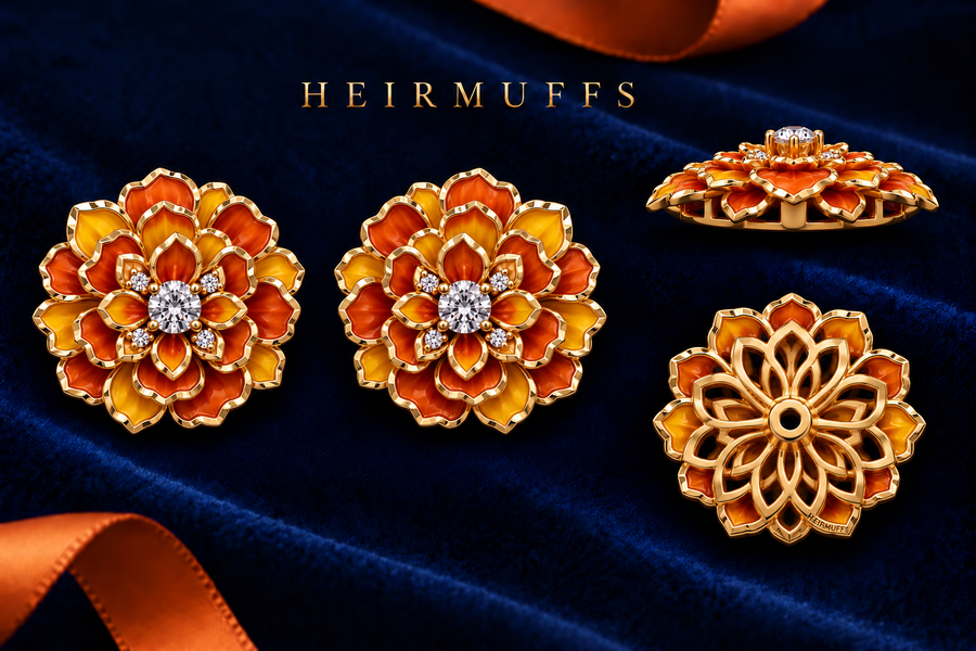 Cempasúchil — Medium HEIRMUFFS™ Front Set