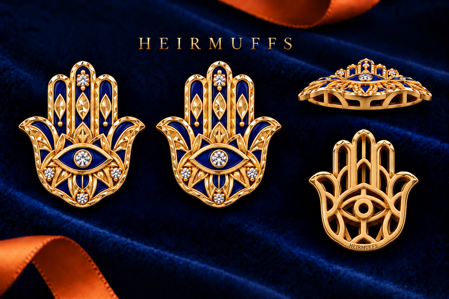 Hamsa Protection — Medium HEIRMUFFS™ Front Set